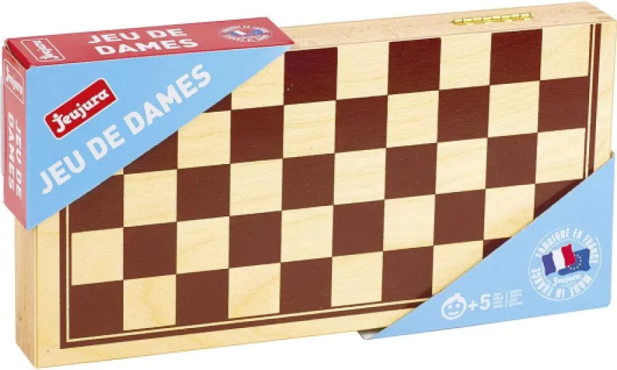 Jeu de Dames - Coffret Pliant - Jeu de Société dès 5 Ans - 8131