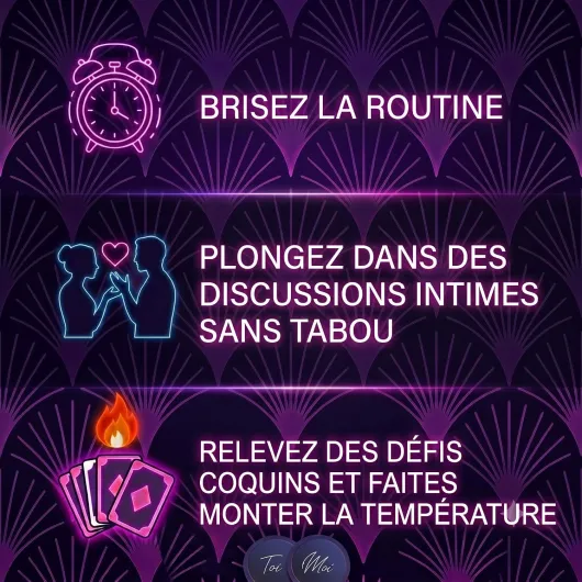 Toi & Moi I Meilleur Jeu Adulte Couple - Jeux Coquins Couples Cartes Sexy Jeu Adulte Français I Jeu Cartes Couple I Cadeau Anniversaire Homme Femme