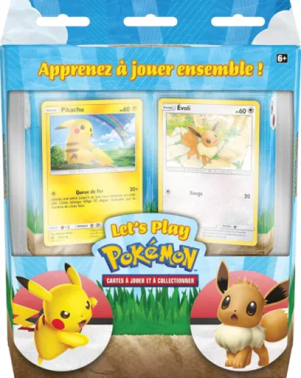 : Decks Let’s Play Pikachu et Évoli du JCC Pokémon du JCC Pokémon (2 Decks prêts à l’Emploi de 60 Cartes avec Accessoires)